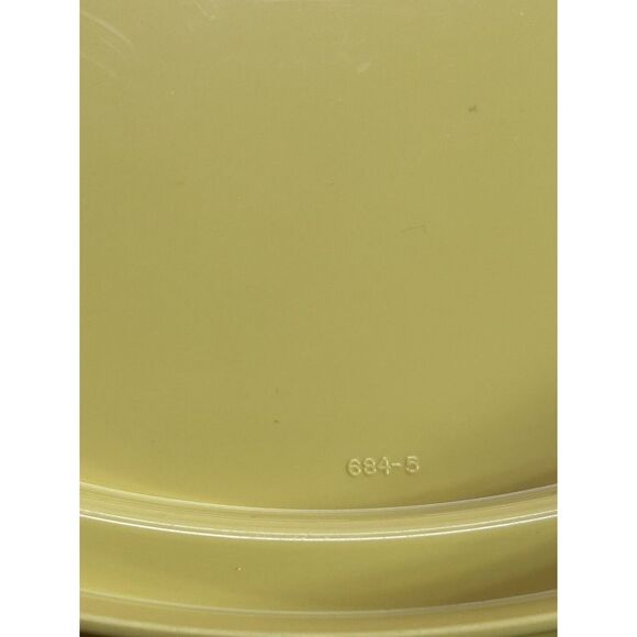 Vintage Tupperware Classic YELLOW round Cake Carrier 10" - Picture 7 of 16